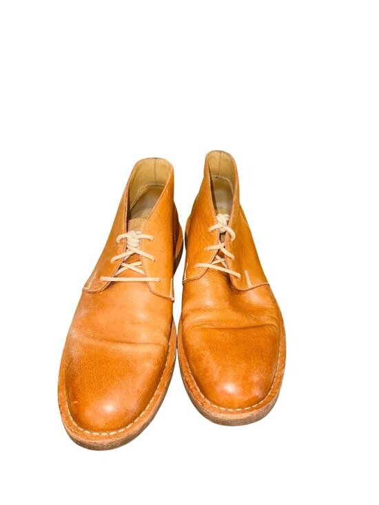 Cole Haan Glenn Cognac Leather Chukka Boots Amber Tan 8 Luxury Office City Money main image 6